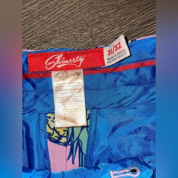 SHINESTY PINK Pineapple Shorts 31/32 - Picture 4 of 5